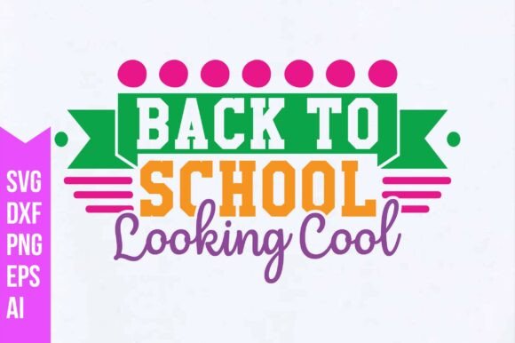 Back to School Looking Cool Svg: A Fresh Embroidery Design