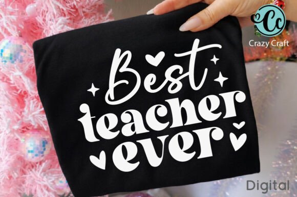 Best Teacher Ever: A Versatile Embroidery Design