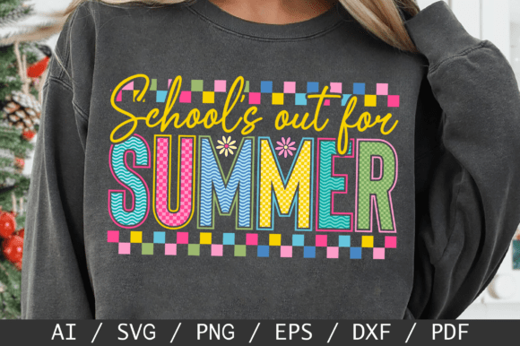 Celebrate Summer with School's Out SVG and PNG
