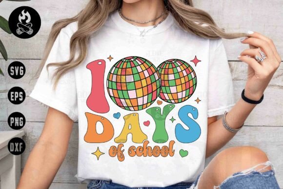 Celebrating 100 Days with Disco Flair