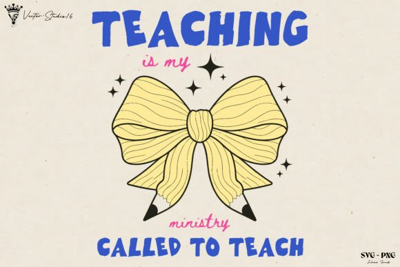 Christian Teacher Bow Pencil SVG PNG Review