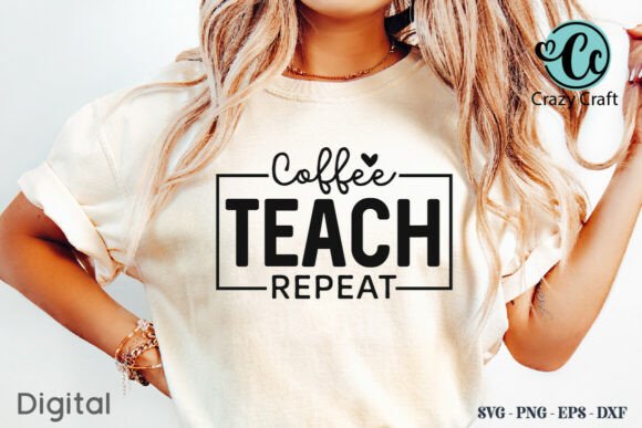 Coffee Teach Repeat: Embroidery Design Review