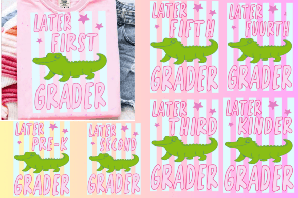 Lively Later Gator SVG for School and More