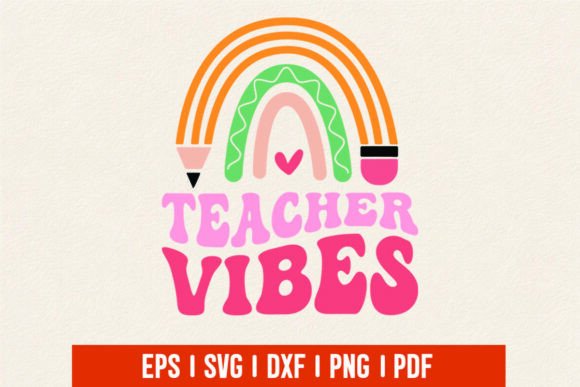 Review: Groovy Teacher Vibes PNG SVG for Embroidery