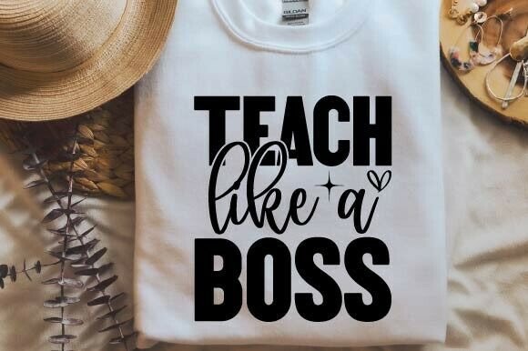Teach Like a Boss: A Stylish SVG for Educators