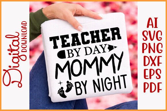 Teacher Mommy Life SVG: A Charming School Design