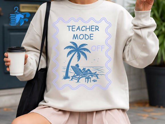 Teacher Summer Vacation SVG: A Vibrant Embroidery Design